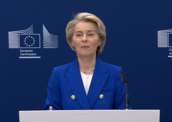 Ursula von der Leyen (Foto tratta da un video del Parlamento europeo)