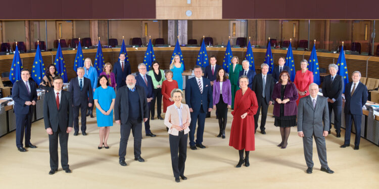 La prima Commissione von der Leyen [foto: Wikimedia Commons]