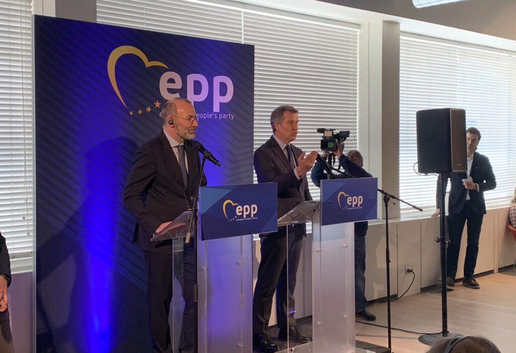 Manfred Weber Alberto Núñez Feijóo