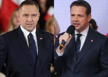 I candidati alla presidenza Karol Nawrocki e Rafał Trzaskowski (Foto: