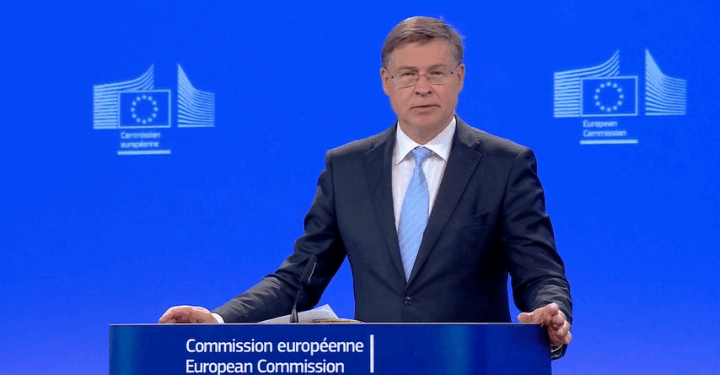 Il commissario per l'Economia, Valdis Dombrovskis [Bruxelles, 4 giugno 2025]