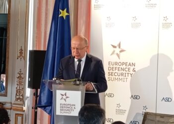 Il commissario per la Difesa, Andrius Kubilius [Bruxelles, 10 giugno 2025. Foto: Emanuele Bonini]