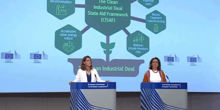 La vicepresidente esecutiva per la Transizione pulita e competitiva, Teresa Ribera [Bruxelles, 25 giugno 2025]