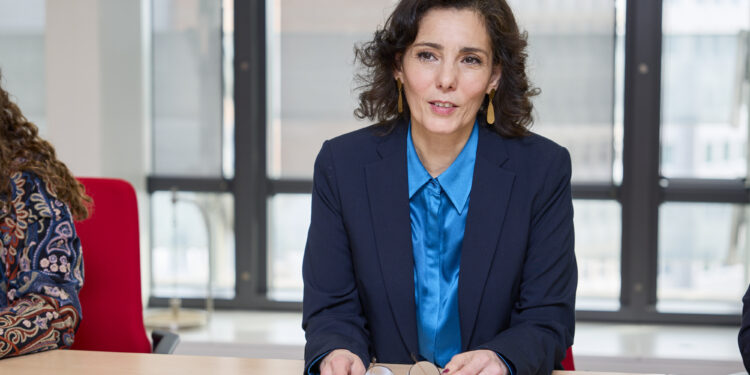 La commissaria per la Gestione delle crisi, Hadja Lahbib [foto: Claudio Centonze/imagoeconomica]