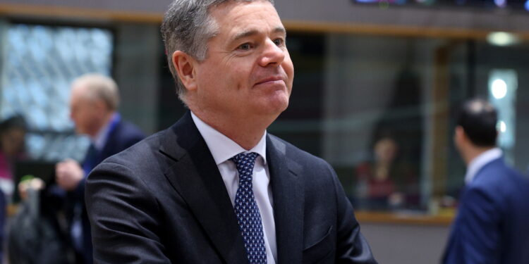 Paschal Donohoe, presidente dell'Eurogruppo [foto: Alexandros Michailidis/imagoeconomica]