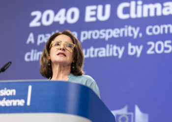 La vicepresidente esecutiva della Commissione europea responsabile per la Transizione verde, Teresa Ribera