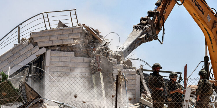 demolizioni Cisgiordania Palestina