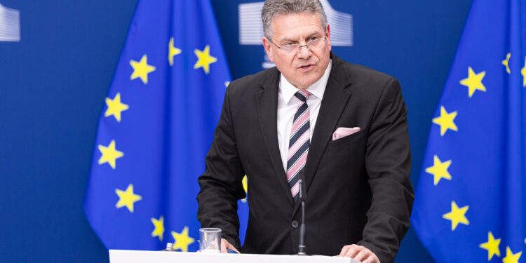 MARO EF?OVI?, COMMISSARIO EUROPEO PER IL COMMERCIO E LA SICUREZZA ECONOMICA