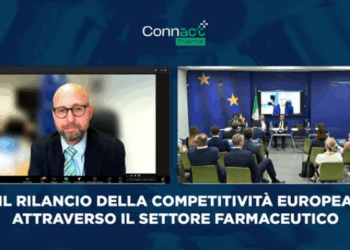 Rainer Becker, direttore per i Prodotti medici e l'Innovazione presso la Direzione generale Salute e Sicurezza alimentare della Commissione europea (DG SANTE), ospite all'evento Connact Pharma sul rilancio della competitività europea attraverso il settore farmaceutico [Roma, 18 settembre 2025]