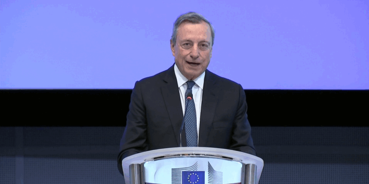 Mario Draghi [Bruxelles, 16 settembre 2025, archivio Eunews]