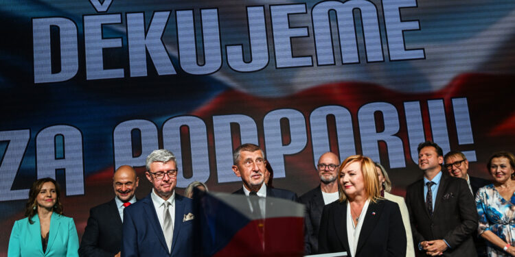 Andrej Babis, leader of the ANO movement (Photo by Michal Cizek / AFP)
