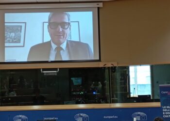 Il sottosegretario all'Editoria, Alberto Barachini [Bruxelles, 2 ottobre 2025]