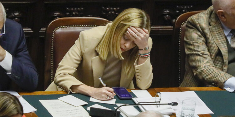 La presidente del Consiglio, Giorgia Meloni [foto: Alessandro Amoruso/imagoeconomica]