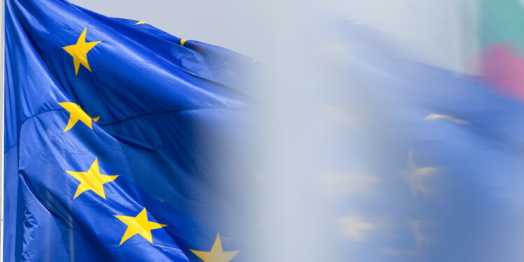 PARLAMENTO EUROPEO UE EU STRASBURGOBANDIERA EUROPEA UNIONE