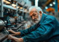 Un operaio anziano [foto: Carlo Carino/imagoeconomica via IA]