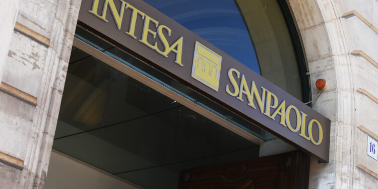 BANCA INTESA SAN PAOLO INSEGNA  LOGO