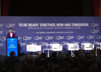 L'Alta rappresentante per la Politica estera e di sicurezza, Kaja Kallas, alla conferenza annuale dell'EDA [Bruxelles, 28 gennaio 2026]