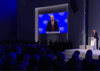 Il presidente degli Stati Uniti, Donald Trump, al Wold Economic Forum [Davos, 21 gennaio 2026]