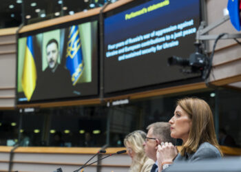 EP Extraordinary Plenary Session - Four years of Russia's war of aggression against Ukraine and European contributions to a just peace and sustained security for Ukraine.