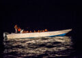August 4, 2024, Italy: A boat carrying 47 people from Bangladesh and Syria plus two others who appeared to be smugglers, they drove the boat away again and were found in the Central Mediterranean. More than 30,000 people have died or gone missing in the Mediterranean Sea since 2014 while trying to reach Europe, according to figures collected by the International Organisation for Migration. (Credit Image: © Sally Hayden/SOPA Images via ZUMA Press Wire)