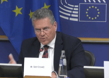 Il commissario per il Commercio, Maros Sefcovic [Bruxelles, 24 febbraio 2026]
