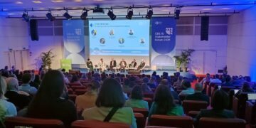 Una immagine dal Forum degli stakeholder della Circular Bio-based Europe Joint Undertaking (CBU JU). Fonte: Eunews