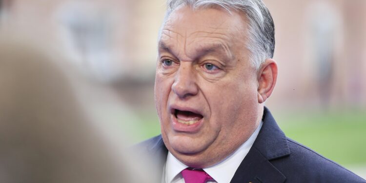 Mandatory Credit: Photo by dts News Agency Germany/Shutterstock (16578817aj)
Informal EU Council: Viktor Orbán, Prime Minister of Hungary
Informal EU Council, Schloss Alden Biesen, Bilzen-Hoeselt, Belgium - 12 Feb 2026