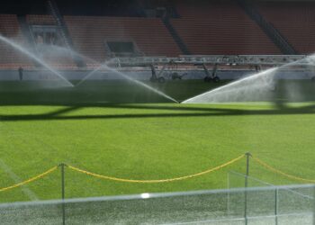 STADIO SAN SIRO MANUTENZIONE CAMPO  PRATO IRRIGAZIONE