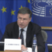 Il commissario per l'Economia, Valdis Dombrovskis, in commissione Giuridica [Bruxelles, 24 marzo 2025]