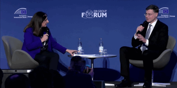 Il commissario per l'Economia, Valdis Dombrovskis [Lussemburgo, 3 marzo 2026]