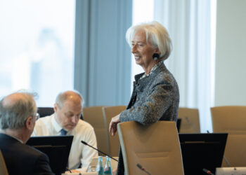 Christine Lagarde arrives at the Governing Council meeting prior to the ECB press conference on 19 March 2026 in Frankfurt. [credits: Dirk Claus/ECB]