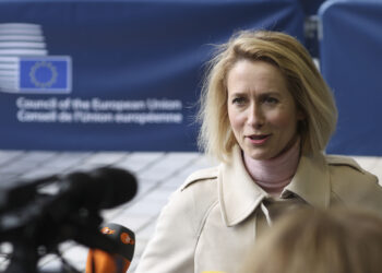 L'Alta rappresentante UE per la Politica estera e di sicurezza, Kaja Kallas, al suo arrivo al Consiglio Affari esteri a Lussemburgo, 21 aprile 2026. Fonte: Consiglio UE