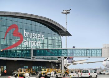 L'aeroporto di Bruxelles (Imagoeconomica)