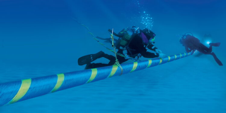 Un cavo sottomarino (Foto: Imagoeconomica)