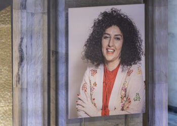 Oslo, premio Nobel per la pace all'attivista Narges Mohammadi, imprigionata in Iran per aver condotto una campagna per i diritti delle donne e la democrazia. Ritirano il premio i figli (10 dicembre 2023). Copyright: Splash News / Shutterstock 2023 / IPA