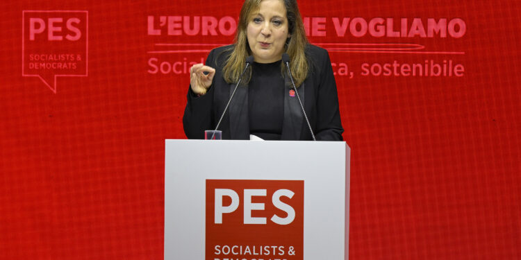 Source: IPA agency Roma - Iratxe García Pérez durante il Congresso del Partito Socialista Europeo (PES)