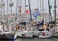 Napoli, navi della Flotilla nel porto di Napoli dirette a Gaza. Fonte: IPAagency
