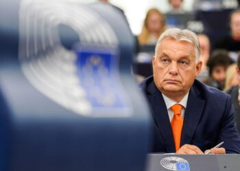 Il primo ministro ungherese Viktor Orbán nel 2024 al Parlamento europeo. Fonte: Imagoeconomica