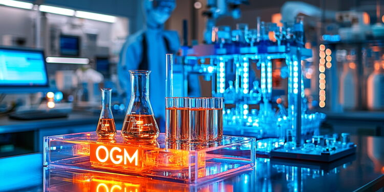 Ogm - Organismi geneticamente modificati in laboratorio [foto: imagoeconomica, via IA]