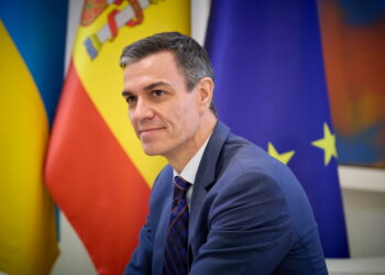 Il premier spagnolo Pedro Sanchez - fonte Imagoeconomica
