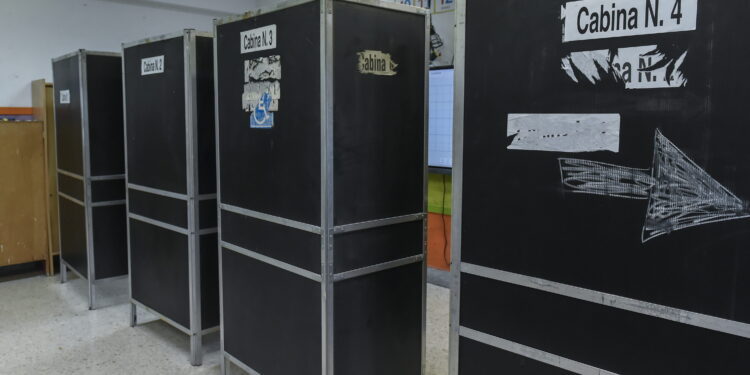 Seggi elettorali. Fonte: Sara Minelli via Imagoeconomica