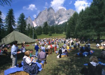 Campeggio. Fonte: Carlo Carino via Imagoeconomica