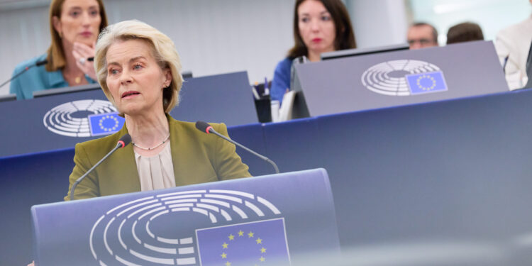 von der Leyen, eurocamera, Parlamento Europeo