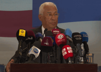 Il presidente del Consiglio europeo, Antonio Costa [Doha, 15 aprile 2026]. Fonte: EuNews