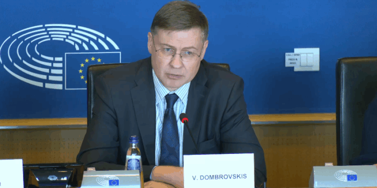 Il commissario per l'Economia, Valdis Dombrovskis, in audizione in commissione Affari economici [Bruxelles, 9 aprile 2026]