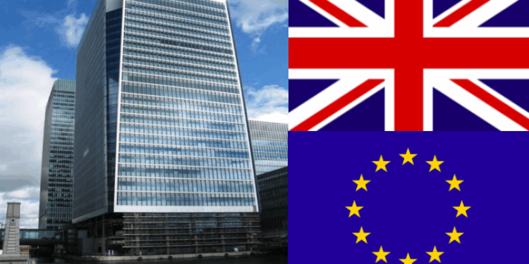 25 Churchill Place, Canary Wharf, la vecchia sede dell'EMA a Londra [foto: Alex McGregor/Wikimedia Commons, rielaborazione Eunews]