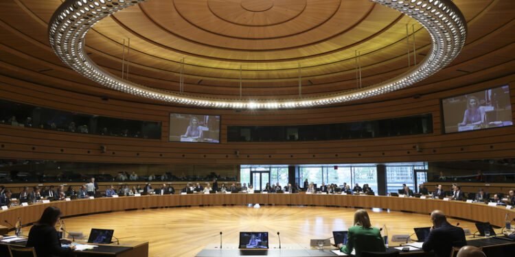 Un momento del consiglio Affari esteri [Lussemburgo, 21 aprile 2026. Foto: European Council]