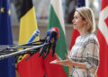 L'Alta rappresentante per la Politica estera e di sicurezza, Kaja Kallas, al suo arrivo al Consiglio Affari esteri - Difesa dell'UE (12 maggio 2026). Source: EU Council