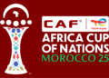 Il logo della coppa d'Africa 2025 [foto: CAF/Wikimedia Commons, Di CAF - http://www.caf.com, Marchio, https://it.wikipedia.org/w/index.php?curid=10753619]