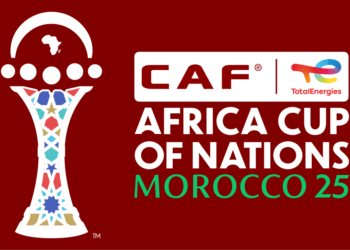 Il logo della coppa d'Africa 2025 [foto: CAF/Wikimedia Commons, Di CAF - http://www.caf.com, Marchio, https://it.wikipedia.org/w/index.php?curid=10753619]